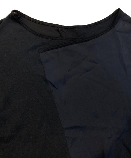 Y's（ワイズ）Y's (ワイズ) ベロア切替ワンピース ブラック サイズ:2の古着・服飾アイテム