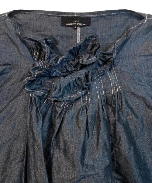 tricot COMME des GARCONS（トリココムデギャルソン）tricot COMME des GARCONS (トリココムデギャルソン) 半袖ワンピース インディゴ サイズ:Sの古着・服飾アイテム