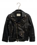beautiful peopleビューティフルピープル）の古着「shrink leather riders jacket」｜ブラック