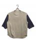 MARKA（マーカ）の古着「BASEBALL TEE ベースボール Tシャツ」｜ベージュ