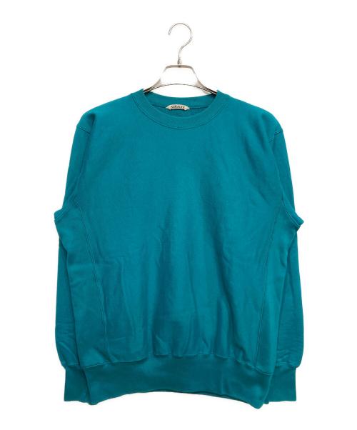 AURALEE（オーラリー）AURALEE (オーラリー) HIGH COUNT HEAVY SWEAT P/O グリーン サイズ:Mの古着・服飾アイテム