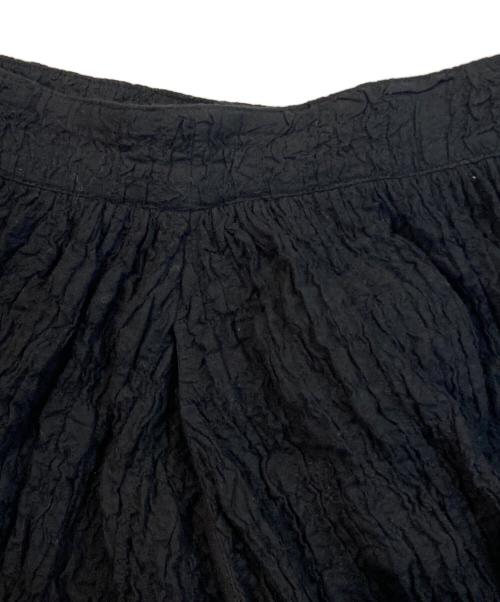 CLANE（クラネ）CLANE (クラネ) BOMB ギャザー スカート ブラックの古着・服飾アイテム