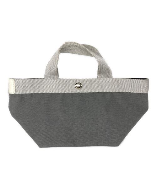 Herve Chapelier（エルベシャプリエ）Herve Chapelier (エルベシャプリエ) 舟型トートバッグ グレー×シルバー サイズ:不明の古着・服飾アイテム