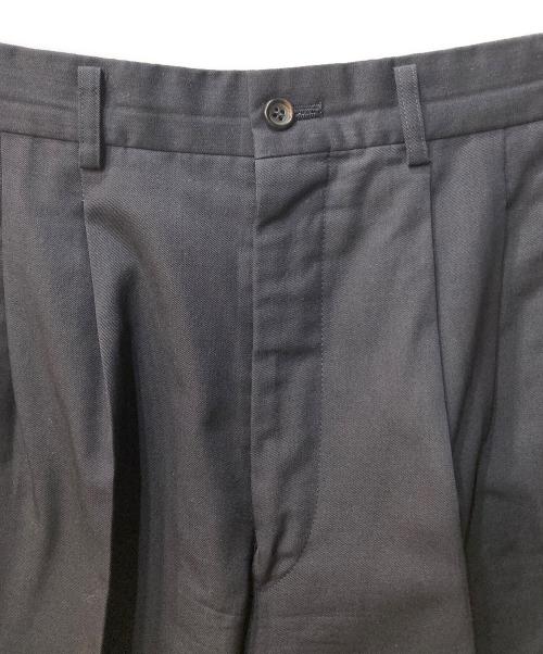 COMME des GARCONS HOMME DEUX（コムデギャルソン オム ドゥ）COMME des GARCONS HOMME DEUX (コムデギャルソン オム ドゥ) 90s 2タックテーパードパンツ ネイビー サイズ:Mの古着・服飾アイテム