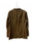 TOMORROW LAND PILGRIM (トゥモローランド ピルグリム) サマーツイード段返り3Bジャケット ブラウン サイズ:46：6000円