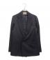 IENA（イエナ）の古着「ウール サージ W前 ジャケット」｜ネイビー
