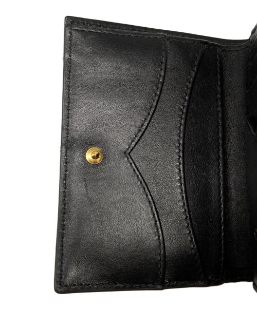 Christian Dior（クリスチャン ディオール）Christian Dior (クリスチャン ディオール) Jolie Dahlia ジョリー ダリア ウォレット 二つ折り ブラック サイズ:サイズ詳細参照の古着・服飾アイテム