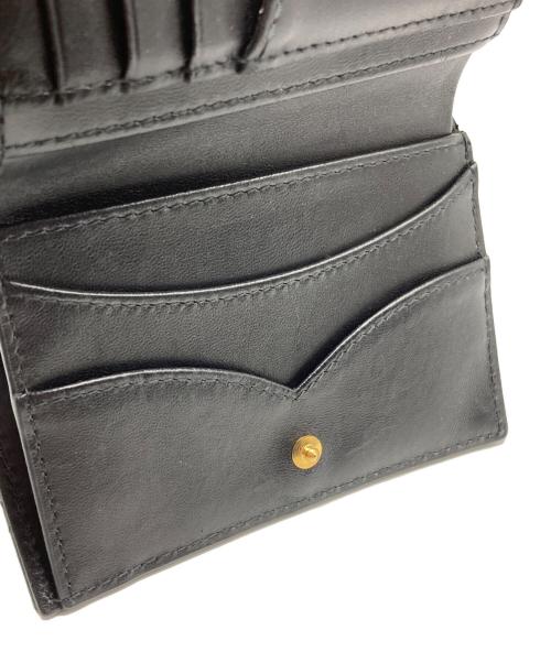 Christian Dior（クリスチャン ディオール）Christian Dior (クリスチャン ディオール) Jolie Dahlia ジョリー ダリア ウォレット 二つ折り ブラック サイズ:サイズ詳細参照の古着・服飾アイテム