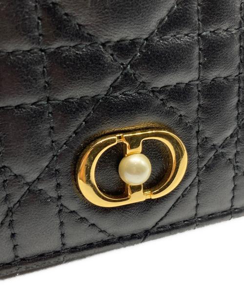 Christian Dior（クリスチャン ディオール）Christian Dior (クリスチャン ディオール) Jolie Dahlia ジョリー ダリア ウォレット 二つ折り ブラック サイズ:サイズ詳細参照の古着・服飾アイテム
