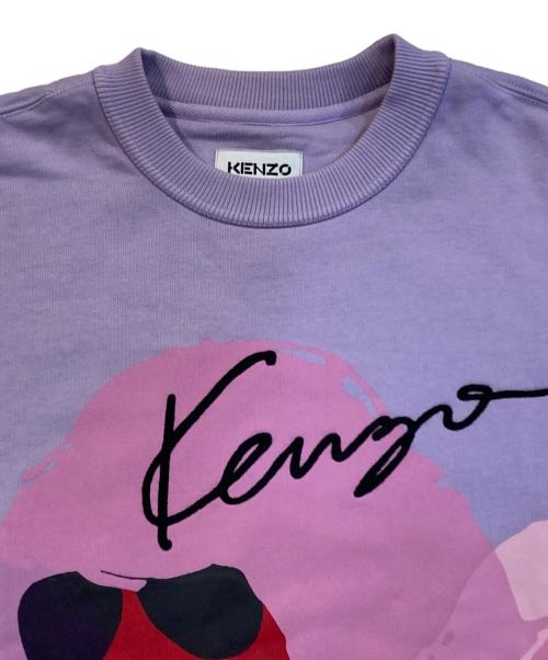 KENZO（ケンゾー）KENZO (ケンゾー) グラフィック スウェット パープル サイズ:Mの古着・服飾アイテム