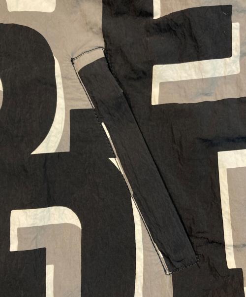 DIESEL（ディーゼル）DIESEL (ディーゼル) J-JASS-MON-PRINT フーデッド ジャケット ブラック×グレー サイズ:46の古着・服飾アイテム