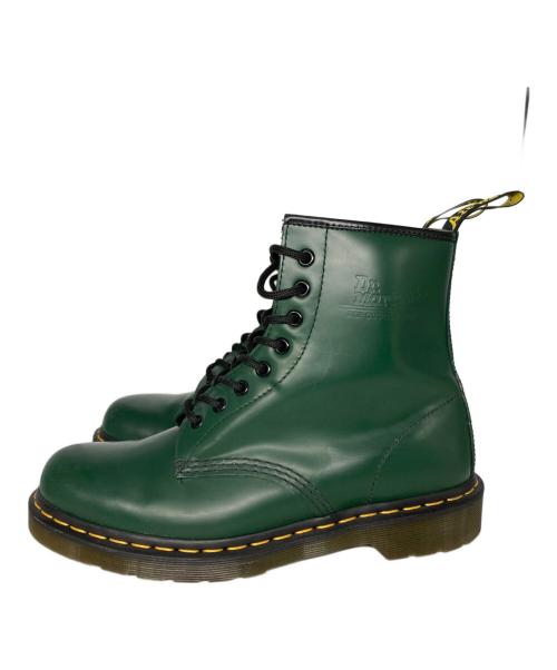 Dr.Martens（ドクターマーチン）Dr.Martens (ドクターマーチン) 8ホール ブーツ グリーン サイズ:UK8の古着・服飾アイテム