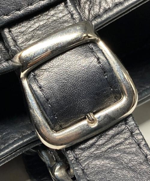 Maison Margiela（メゾンマルジェラ）Maison Margiela (メゾンマルジェラ) ロングストラップレザートートバッグ ブラック サイズ:不明の古着・服飾アイテム