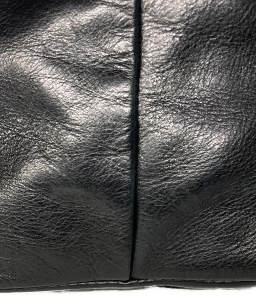 Maison Margiela（メゾンマルジェラ）Maison Margiela (メゾンマルジェラ) ロングストラップレザートートバッグ ブラック サイズ:不明の古着・服飾アイテム