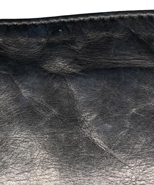 Maison Margiela（メゾンマルジェラ）Maison Margiela (メゾンマルジェラ) ロングストラップレザートートバッグ ブラック サイズ:不明の古着・服飾アイテム