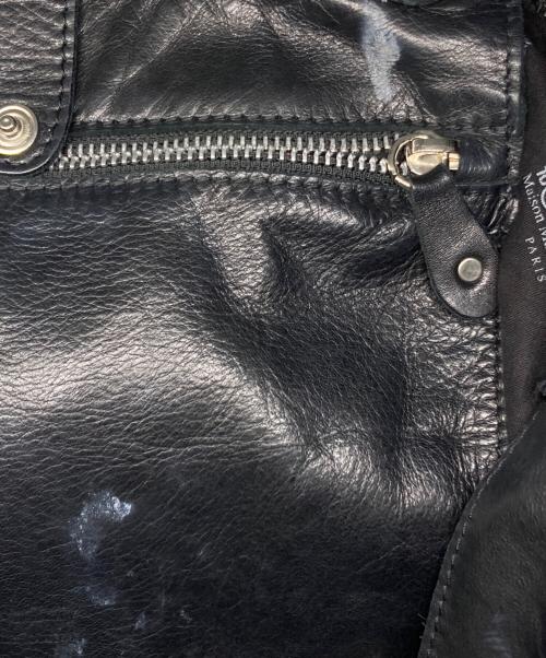 Maison Margiela（メゾンマルジェラ）Maison Margiela (メゾンマルジェラ) ロングストラップレザートートバッグ ブラック サイズ:不明の古着・服飾アイテム