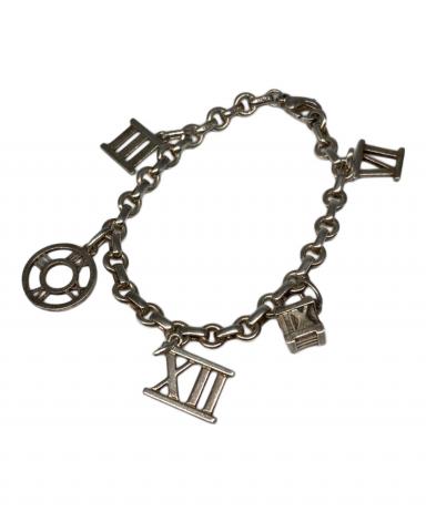 美品 TIFFANY ティファニー 5 チャーム ブレスレット シルバー 中古・古着通販】TIFFANY & Co. (ティファニー) 5チャーム