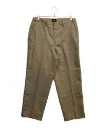 PWA（プア）の古着「UNIHOME-02 PLAID24FW FROG」｜ベージュ