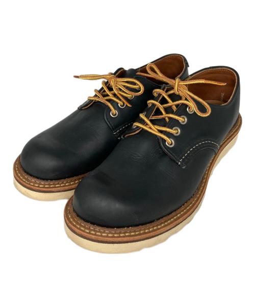 RED WING（レッドウィング）RED WING (レッドウィング) WORK OXFORD ROUND TOE ブラック サイズ:US7Dの古着・服飾アイテム