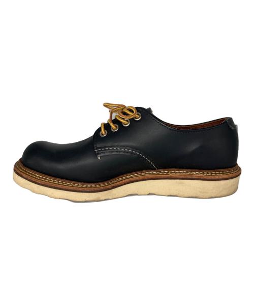 RED WING（レッドウィング）RED WING (レッドウィング) WORK OXFORD ROUND TOE ブラック サイズ:US7Dの古着・服飾アイテム