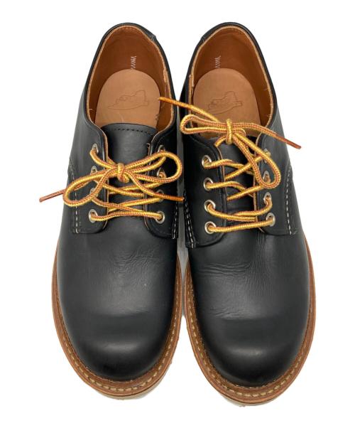 RED WING（レッドウィング）RED WING (レッドウィング) WORK OXFORD ROUND TOE ブラック サイズ:US7Dの古着・服飾アイテム