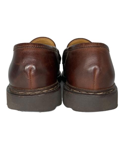 PARABOOT（パラブーツ）PARABOOT (パラブーツ) BEAMS F (ビームスエフ) 別注REIMS コインローファー ブラウン サイズ:6の古着・服飾アイテム