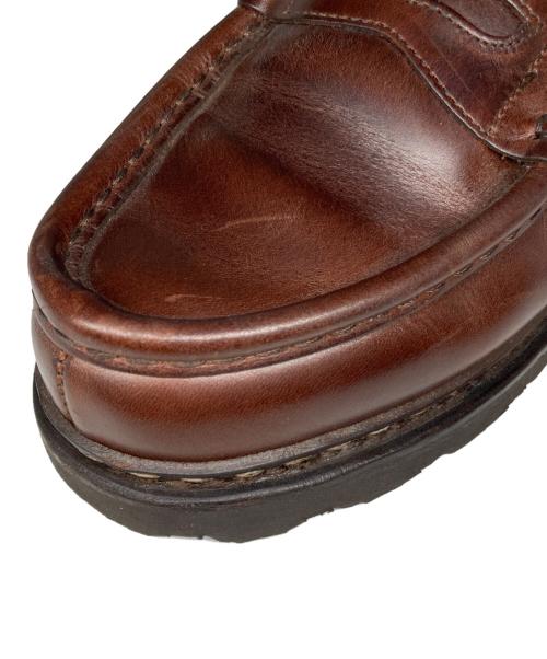 PARABOOT（パラブーツ）PARABOOT (パラブーツ) BEAMS F (ビームスエフ) 別注REIMS コインローファー ブラウン サイズ:6の古着・服飾アイテム