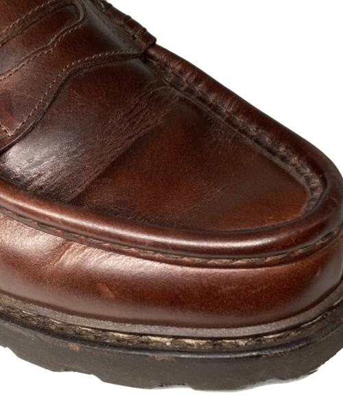 PARABOOT（パラブーツ）PARABOOT (パラブーツ) BEAMS F (ビームスエフ) 別注REIMS コインローファー ブラウン サイズ:6の古着・服飾アイテム