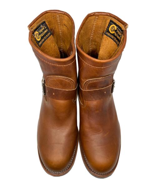 CHIPPEWA（チペワ）CHIPPEWA (チペワ) 7inch ORIGINAL STEEL TOE ENGINEER BOOTS ブラウン サイズ:US7Eの古着・服飾アイテム
