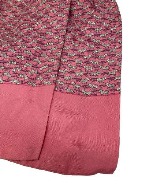 HERMES（エルメス）HERMES (エルメス) アスコット　タイ ピンク サイズ:実寸参照の古着・服飾アイテム