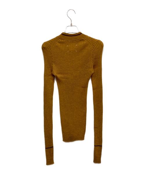 Maison Margiela（メゾンマルジェラ）Maison Margiela (メゾンマルジェラ) リブニット ブラウン サイズ:Sの古着・服飾アイテム
