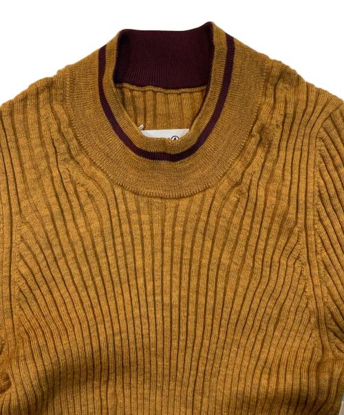 Maison Margiela（メゾンマルジェラ）Maison Margiela (メゾンマルジェラ) リブニット ブラウン サイズ:Sの古着・服飾アイテム