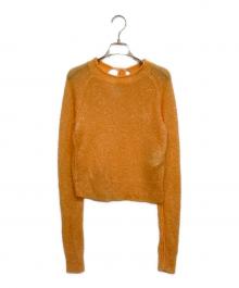 Acne studios（アクネ ストゥディオズ）の古着「ティンセル セーター」｜オレンジ