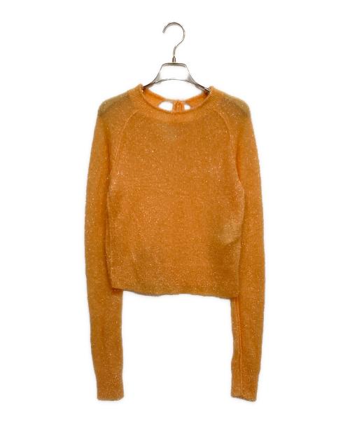 Acne studios（アクネ ストゥディオズ）Acne studios (アクネ ストゥディオス) ティンセル セーター オレンジ サイズ:XSの古着・服飾アイテム