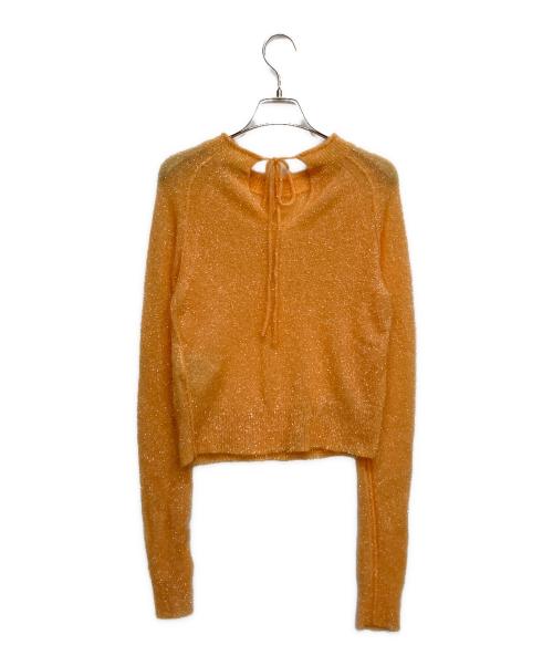 Acne studios（アクネ ストゥディオズ）Acne studios (アクネ ストゥディオス) ティンセル セーター オレンジ サイズ:XSの古着・服飾アイテム