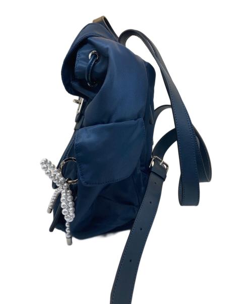 vunque（ブンク）vunque (ブンク) Hey Double Pocket Backpac ネイビー サイズ:実寸参照の古着・服飾アイテム