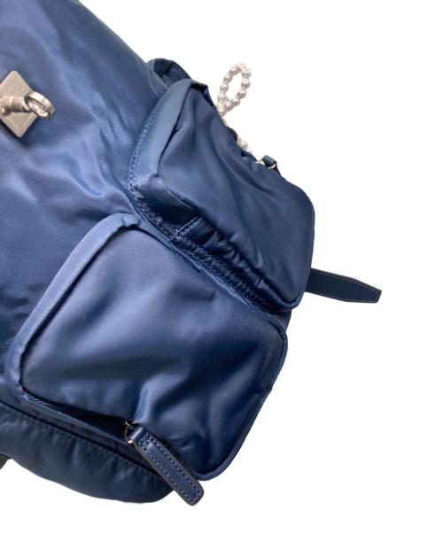 vunque（ブンク）vunque (ブンク) Hey Double Pocket Backpac ネイビー サイズ:実寸参照の古着・服飾アイテム