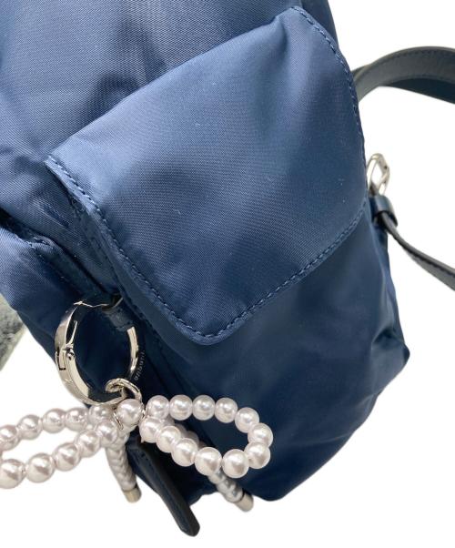 vunque（ブンク）vunque (ブンク) Hey Double Pocket Backpac ネイビー サイズ:実寸参照の古着・服飾アイテム