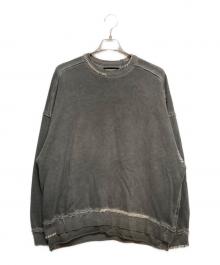 MAISON SPECIAL（メゾンスペシャル）の古着「Embroidery Over-Dye Sweat」｜グレー