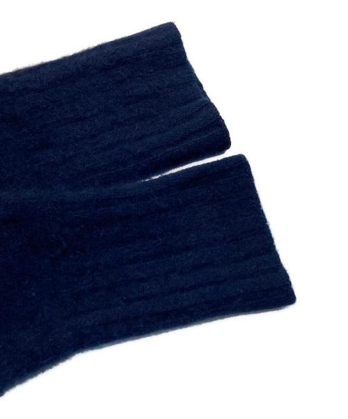 Loungedress（ラウンジドレス）Loungedress (ラウンジドレス) ラクーン カシミア タートル ニット ネイビー サイズ:Freeの古着・服飾アイテム