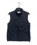 Marmot Capitalマーモット キャピタル）の古着「CURVE STITCH NYLON VEST」｜ブラック