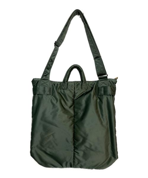 PORTER（ポーター）PORTER (ポーター) HELMET BAG L セージグリーン サイズ:サイズ詳細参照の古着・服飾アイテム