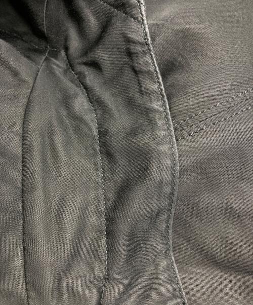 JULIUS（ユリウス）JULIUS (ユリウス) コーティングシームドロング　ブルゾン ブラック サイズ:Mの古着・服飾アイテム