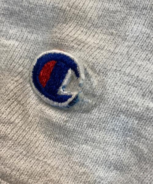 Champion（チャンピオン）Champion (チャンピオン) ラバープリントリバースウィーブスウェット グレー サイズ:Lの古着・服飾アイテム