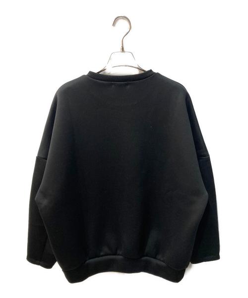 MARW UNITED ARROWS（マルゥ ユナイテッドアローズ）MARW UNITED ARROWS (マルゥ ユナイテッドアローズ) ダンボール クルーネック プルオーバー ブラック サイズ:Freeの古着・服飾アイテム