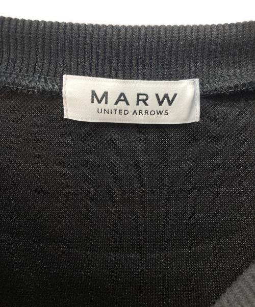 MARW UNITED ARROWS（マルゥ ユナイテッドアローズ）MARW UNITED ARROWS (マルゥ ユナイテッドアローズ) ダンボール クルーネック プルオーバー ブラック サイズ:Freeの古着・服飾アイテム