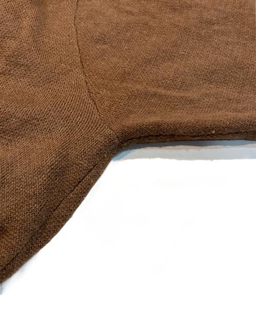Acne studios（アクネ ストゥディオス）Acne studios (アクネ ストゥディオス) グラフィック クールネック ニット ブラウン サイズ:Sの古着・服飾アイテム