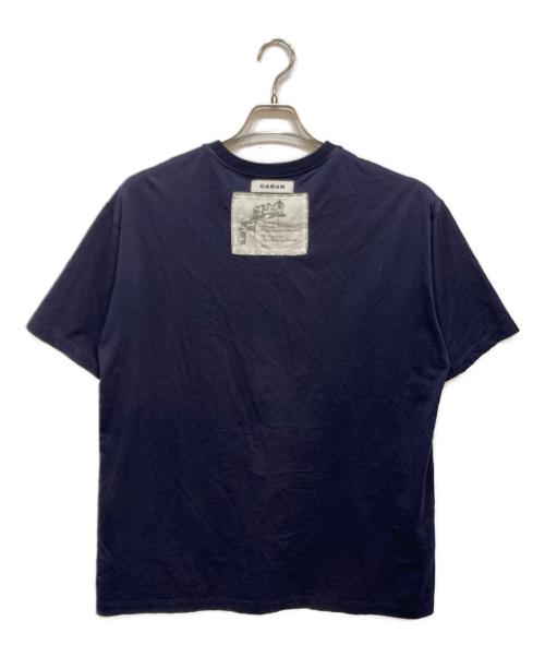 CABAN（キャバン）CABAN (キャバン) CABaN×Fabrice Moireau（ファブリス・モアロー） アート Tシャツ ネイビー サイズ:Lの古着・服飾アイテム