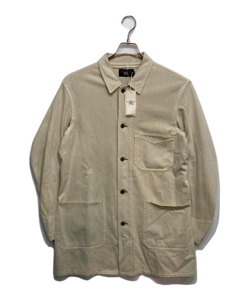 RRL（ダブルアールエル）RRL (ダブルアールエル) HERRING BONE CHORE JACKET ベージュ サイズ:Ｓの古着・服飾アイテム