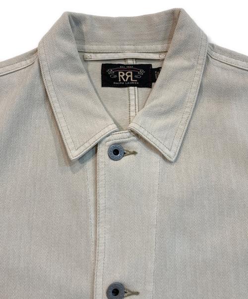 RRL（ダブルアールエル）RRL (ダブルアールエル) HERRING BONE CHORE JACKET ベージュ サイズ:Ｓの古着・服飾アイテム